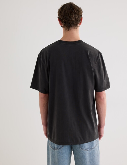 Licensed Poster Acid Wash Tee, Black product photo View 02 L