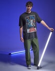 Licensed Poster Acid Wash Tee, Black product photo