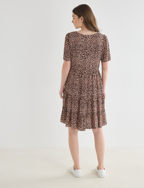 Whistle Animal Babydoll Dress, Shorter Length, Animal product photo View 02 L