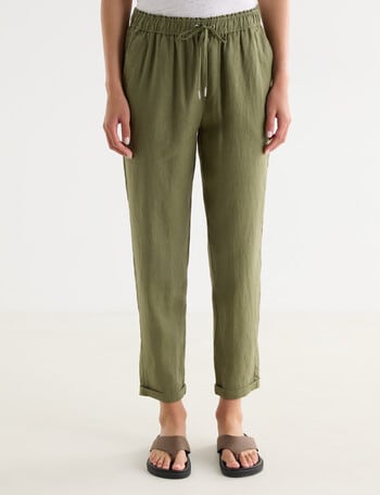 Zest Essential Linen Pant, Caper product photo