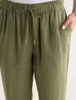 Zest Essential Linen Pant, Caper product photo View 04 S