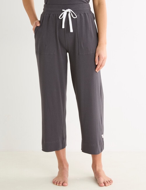 Mineral Sleep Knit Crop Pant, Graphite product photo