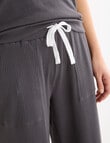 Mineral Sleep Knit Crop Pant, Graphite product photo View 04 S