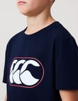 Canterbury Rakaia 2.0 Short Sleeve Tee, Navy product photo View 03 S