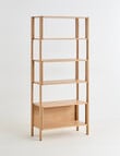 LUCA Furniture Linea Shelving Unit Tall, Natural product photo