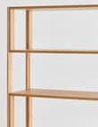 LUCA Furniture Linea Shelving Unit Tall, Natural product photo View 04 S