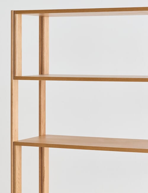 LUCA Furniture Linea Shelving Unit Tall, Natural product photo View 04 L