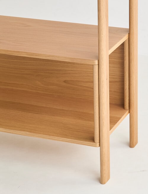 LUCA Furniture Linea Shelving Unit Tall, Natural product photo View 05 L