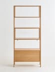 LUCA Furniture Linea Shelving Unit Tall, Natural product photo View 07 S