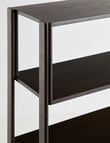 LUCA Furniture Linea Shelving Unit Short, Espresso product photo View 03 S