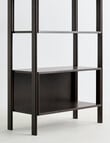LUCA Furniture Linea Shelving Unit Tall, Espresso product photo View 03 S
