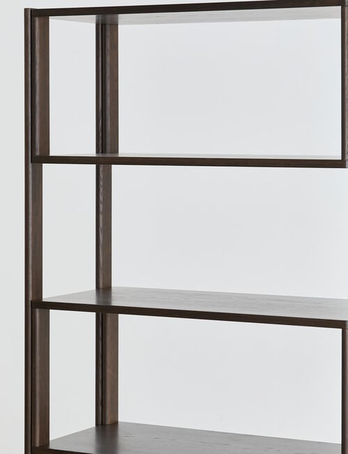 LUCA Furniture Linea Shelving Unit Tall, Espresso product photo View 04 L