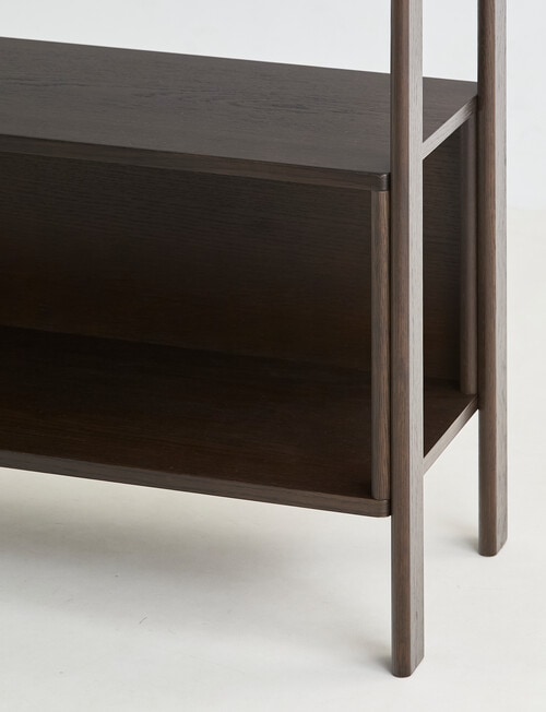LUCA Furniture Linea Shelving Unit Tall, Espresso product photo View 05 L