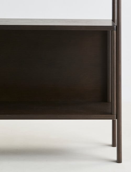 LUCA Furniture Linea Shelving Unit Tall, Espresso product photo View 06 L