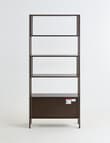 LUCA Furniture Linea Shelving Unit Tall, Espresso product photo View 07 S