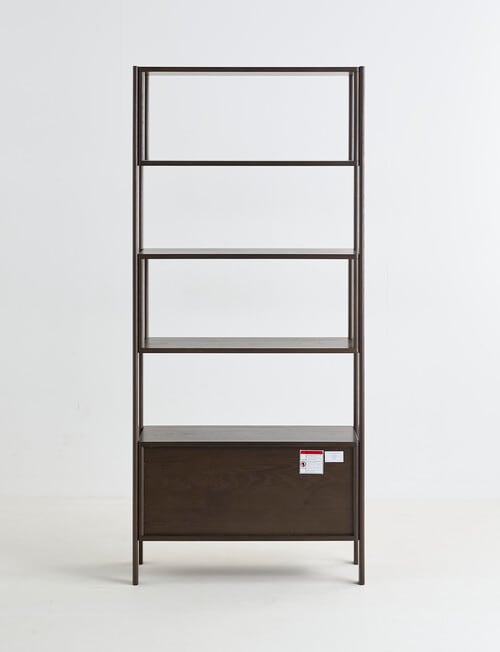 LUCA Furniture Linea Shelving Unit Tall, Espresso product photo View 07 L
