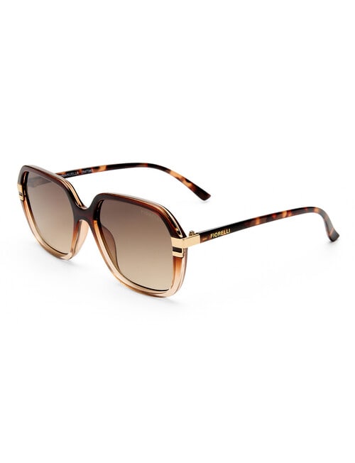 Fiorelli Emmanuella Sunglasses, Brown Tortoise product photo View 03 L