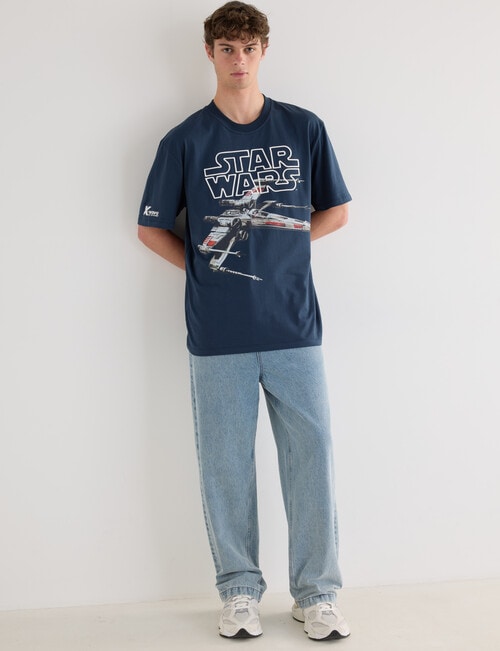 Licensed X-Wing Tee, Navy product photo View 03 L