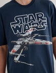 Licensed X-Wing Tee, Navy product photo View 05 S