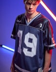 Licensed Star Wars Mando 19 Mech Crop Boxing Tee, Navy product photo
