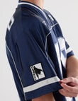 Licensed Star Wars Mando 19 Mech Crop Boxing Tee, Navy product photo View 06 S