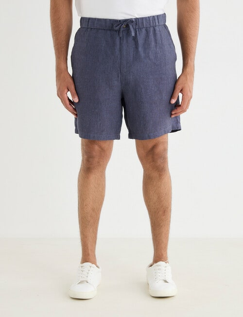 Gasoline Linen Shorts product photo
