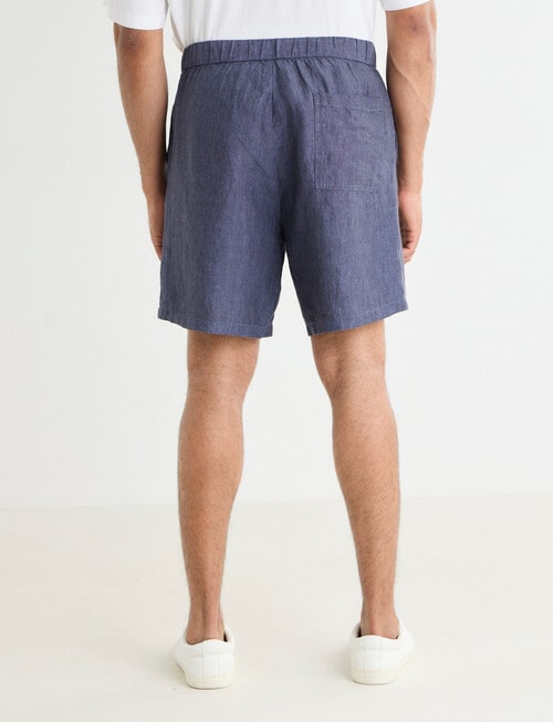 Gasoline Linen Shorts product photo View 02 L