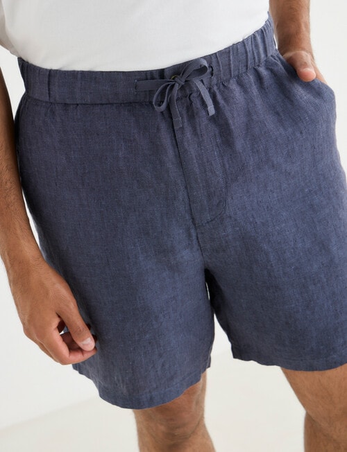 Gasoline Linen Shorts product photo View 04 L