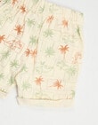 Teeny Weeny DINO ROAR AOP Muslin Set, 2-Piece, Yellow product photo View 02 S