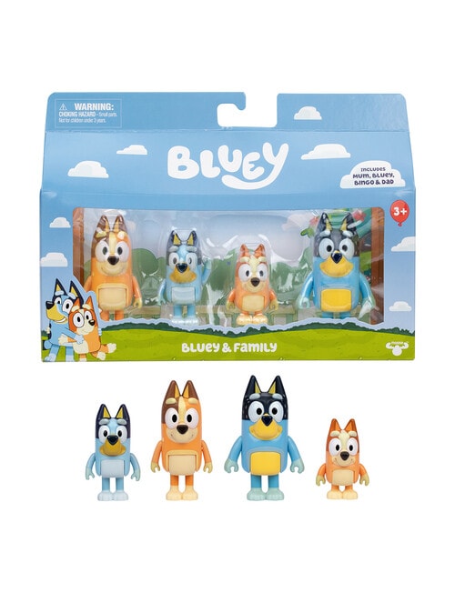 Bluey Figures, 4-Pack, Series 14, Assorted product photo View 03 L