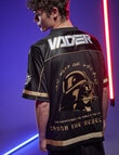Licensed Star Wars Darth Vader 77 Mesh Crop Boxy Tee, Black product photo