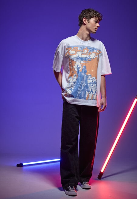 Licensed Trouble Tee, White product photo