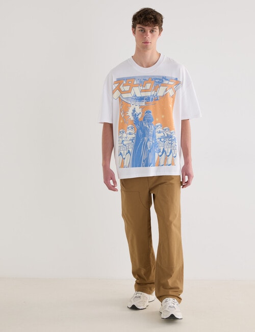 Licensed Trouble Tee, White product photo View 03 L