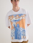 Licensed Trouble Tee, White product photo View 06 S
