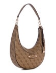 Guess Lindsey Hobo Shoulder Bag, Latte Logo product photo