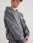 Licensed Star Wars Millennium Falcon Acid Hoodie, Grey product photo View 04 S
