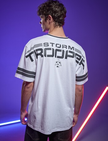 Licensed Storm Trooper 77 Sport Tee, White product photo