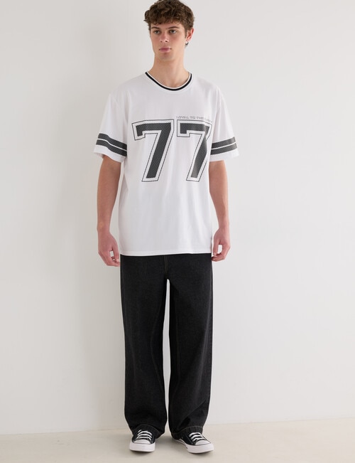 Licensed Storm Trooper 77 Sport Tee, White product photo View 03 L
