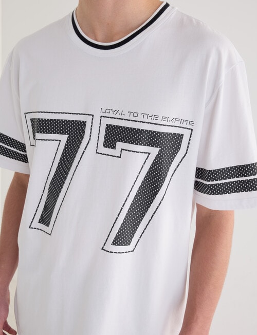 Licensed Storm Trooper 77 Sport Tee, White product photo View 04 L