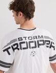 Licensed Storm Trooper 77 Sport Tee, White product photo View 05 S