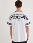 Licensed Storm Trooper 77 Sport Tee, White product photo View 06 S