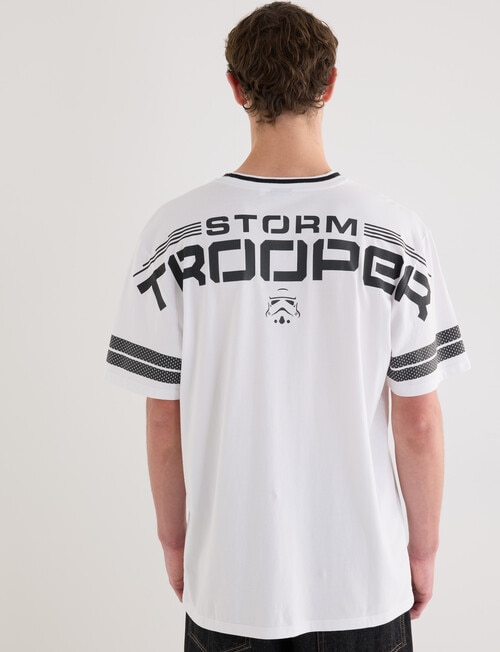 Licensed Storm Trooper 77 Sport Tee, White product photo View 06 L