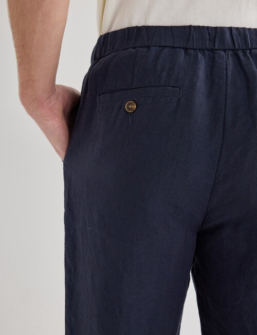 Gasoline Linen Pant, Navy product photo View 06 L