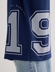 Licensed Star Wars Mandalorian 19 Sport Tee, Navy product photo View 08 S