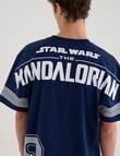 Licensed Star Wars Mandalorian 19 Sport Tee, Navy product photo View 09 S