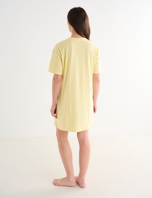 Zest Sleep T-Shirt Nightie, Lemon Hearts, 8-18 product photo View 02 L