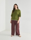 Zest Mesh Knitwear Jumper, Green product photo View 13 S