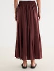 Zest Linen Blend Swirl Maxi Skirt, Andorra product photo View 02 S