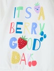 Teeny Weeny Strawberry Fields Play Sweatshirt, White product photo View 03 S