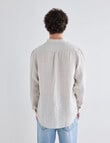 Gasoline Linen Shirt, Natural product photo View 02 S